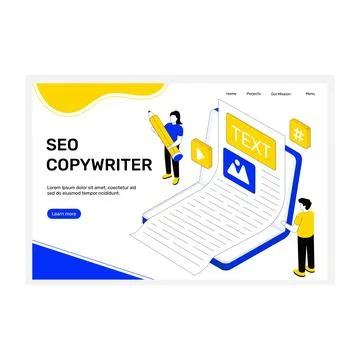 Seo Writing Stock Illustration