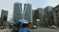 Seoul City Center, Central Area Road, Skyscrapers, Asia Shopping, South Korea HD Footage