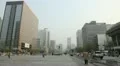 Seoul City Center, Central Area Road, Skyscrapers, Asia Shopping, South Korea HD Footage