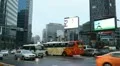 Seoul City Center, Central Area Road, Skyscrapers, Asia Shopping, South Korea HD Footage