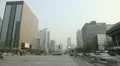 Seoul City Center, Central Area Road, Skyscrapers, Asia, South Korea, time lapse HD Footage