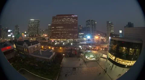 Seoul City Stock Footage 12682327