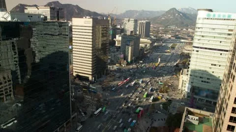 Seoul City Stock Footage 12712617