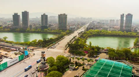 Seoul City Stock Footage 23612228