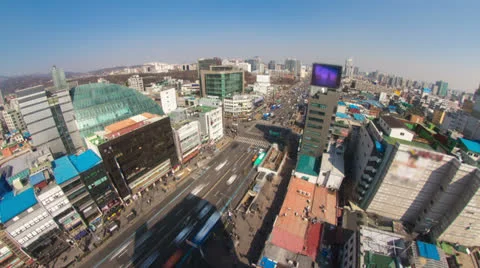 Seoul City Stock Footage 23612755