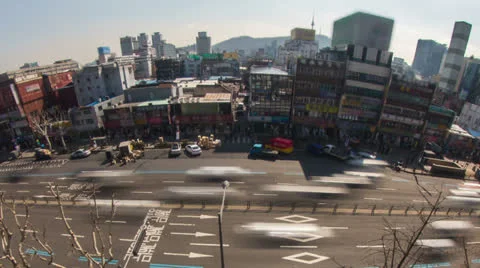 Seoul City Stock Footage 23614610