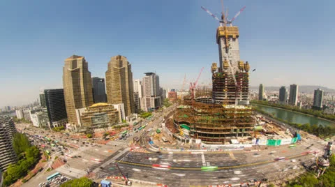 Seoul City Stock Footage 23616828