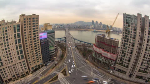 Seoul City 스톡 동영상 23618674