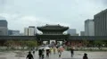 Seoul Geunjeongmun, Geunjeong Gate, Gyeongbokgung Palace, South Korea HD Footage