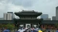 Seoul Geunjeongmun, Geunjeong Gate, Gyeongbokgung Palace, South Korea HD Footage
