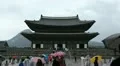 Seoul Geunjeongmun, Geunjeong Gate, Gyeongbokgung Palace, South Korea HD Footage