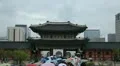 Seoul Geunjeongmun, Geunjeong Gate, Gyeongbokgung Palace, South Korea HD Footage