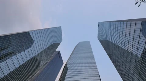Seoul IFC Day to Night Timelapse 库存影片 68309991