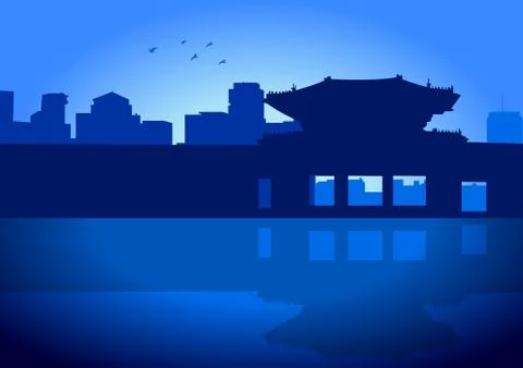 Seoul Stock Illustration