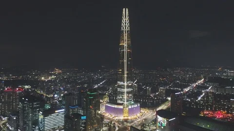 Seoul Lotte tower Видео 85713421