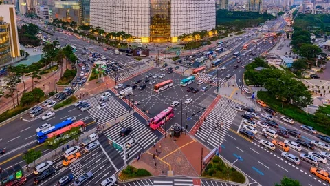 Seoul lotte4k. Stock Footage 78772242