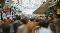 Seoul Market Street, Cheap Clothes Sales, Asian Shopping, Shoppers, Time Lapse HD Footage