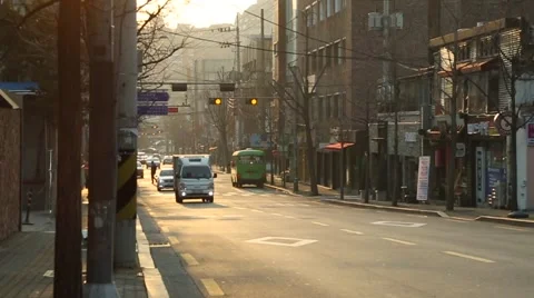 Seoul Morning Stock Footage 62499705