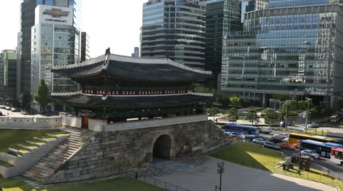 Seoul - Namdaemun Stock Footage 49953137