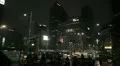 Seoul Neon Street Euljiro by night, Asian Shopping, Shoppers in South Korea HD Footage
