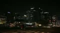 Seoul Neon Street Euljiro by night, Asian Shopping, Shoppers in South Korea HD Footage