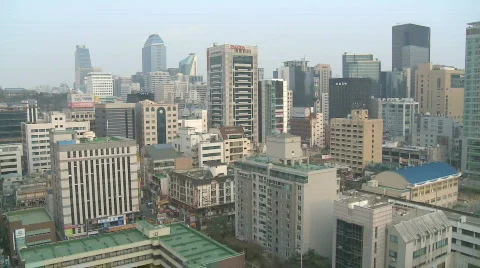 Seoul Skyline Stock Footage 357699