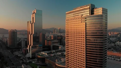 Seoul Sunrise Stock Footage 96159939