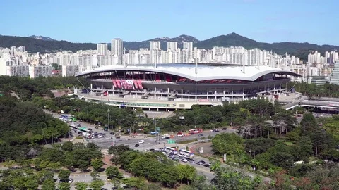 Seoul World Cup Stadium Stock Footage 72093140