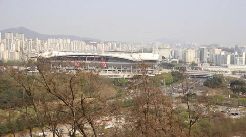 SEOUL WORLDCUP STADIUM Stock Footage 38619098