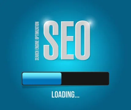 Sep search engine optimization loading bar Illustrazione stock