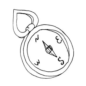 .A separate element of the pirate set isolated on a white background. Stock Illustration