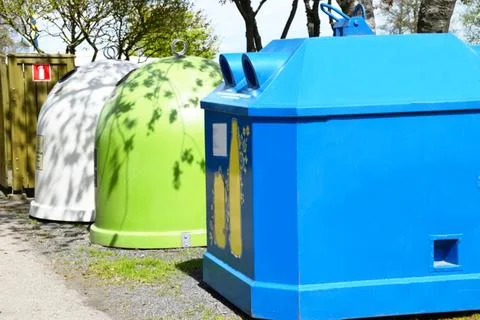 Separate garbage collection Stock Photos