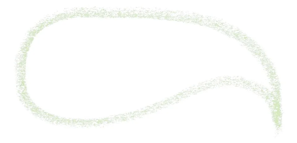 Separate green speech bubble on white background Stock-Illustration
