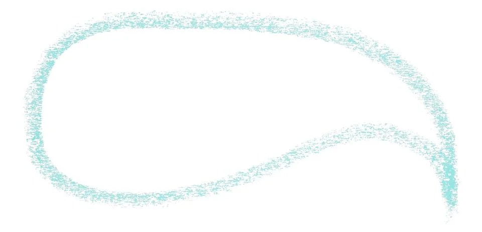 Separate light blue speech bubbles on white background. Stock Photos