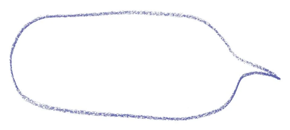 Separate purple speech bubble on white background. Stock-Illustration