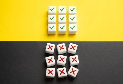 Separate truth from fiction. Solved problems and problems that could not b... 스톡 사진