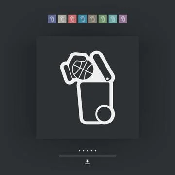 Separate waste collection icon Stock Illustration