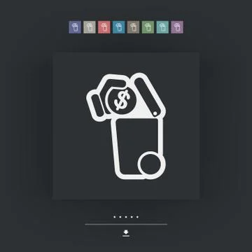 Separate waste collection icon Stockillustratie