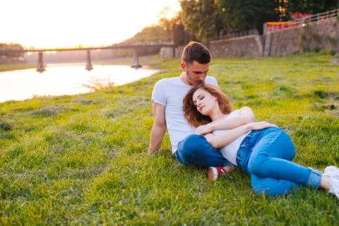 The separate world for lovers Stock Photos