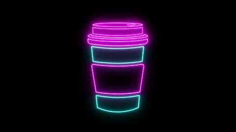 Separated Flat Coffee Take Away v2 Stock Footage 252284654