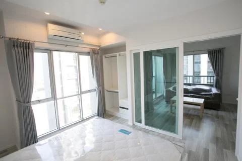 Separated function rooms in condominium Stock Photos