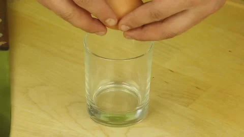 Separated from the yolk protein Stock Footage 194329196