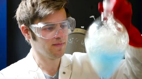 Separating of two liquids Stock Footage 79836333