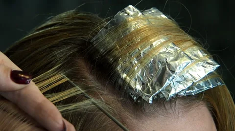 Separation of the locks of hair Stock-Footage 57138589