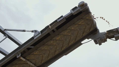 Separation of sand in construction industry. Process refinement of sand for Video stock 101032119