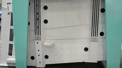 Separator device under processing, modern industrial equipment Stock Footage 34737576