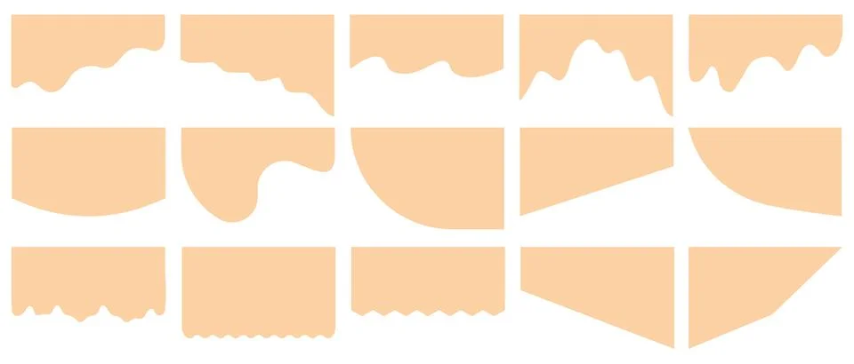 Separator header for App Website, Banners or Posters. Abstract Design Elements イラスト素材