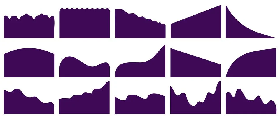 Separator header for App Website, Banners or Posters. Abstract Design Elements 스톡 일러스트