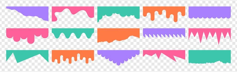 Separator header, section divider shapes, colored headline design elements or 스톡 일러스트