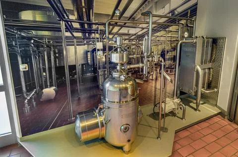 Separator milk processing machines Allgaeu Mountain Farm Museum Stock Photos